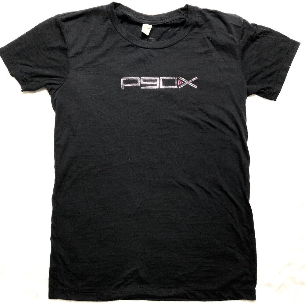 P90X BLINGED BURN OUT TEE